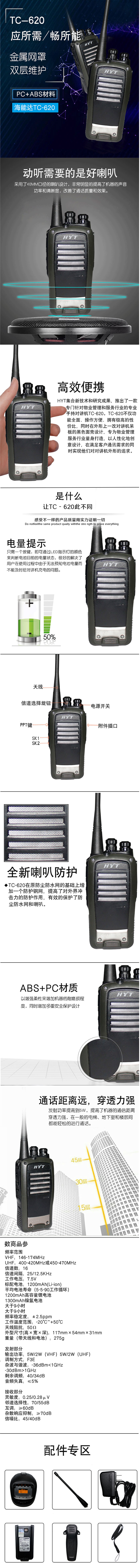 海能達(dá)TC-620專業(yè)對講機