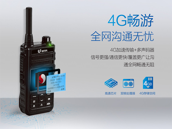 北峰BF-CM625s公網(wǎng)對(duì)講機(jī)4G暢游