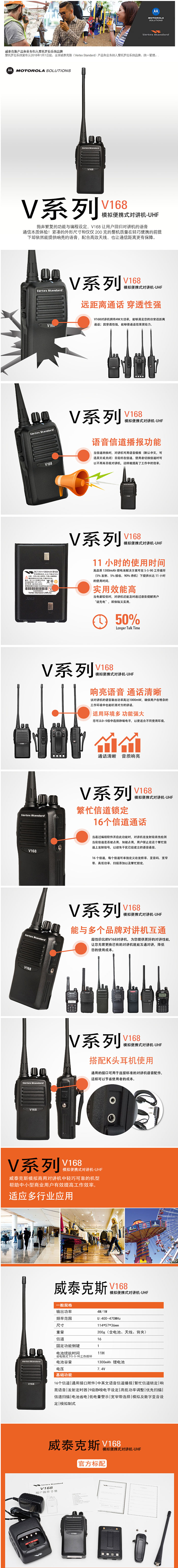 威泰克斯數(shù)字對講機V168